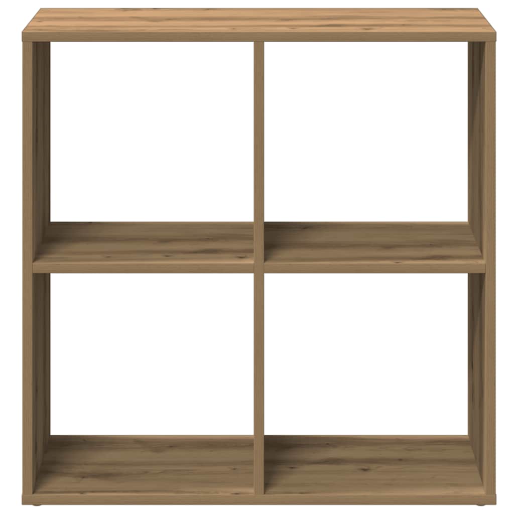 vidaXL Raumteiler-Bücherregal Artisan-Eiche 69,5x29x69,5 cm