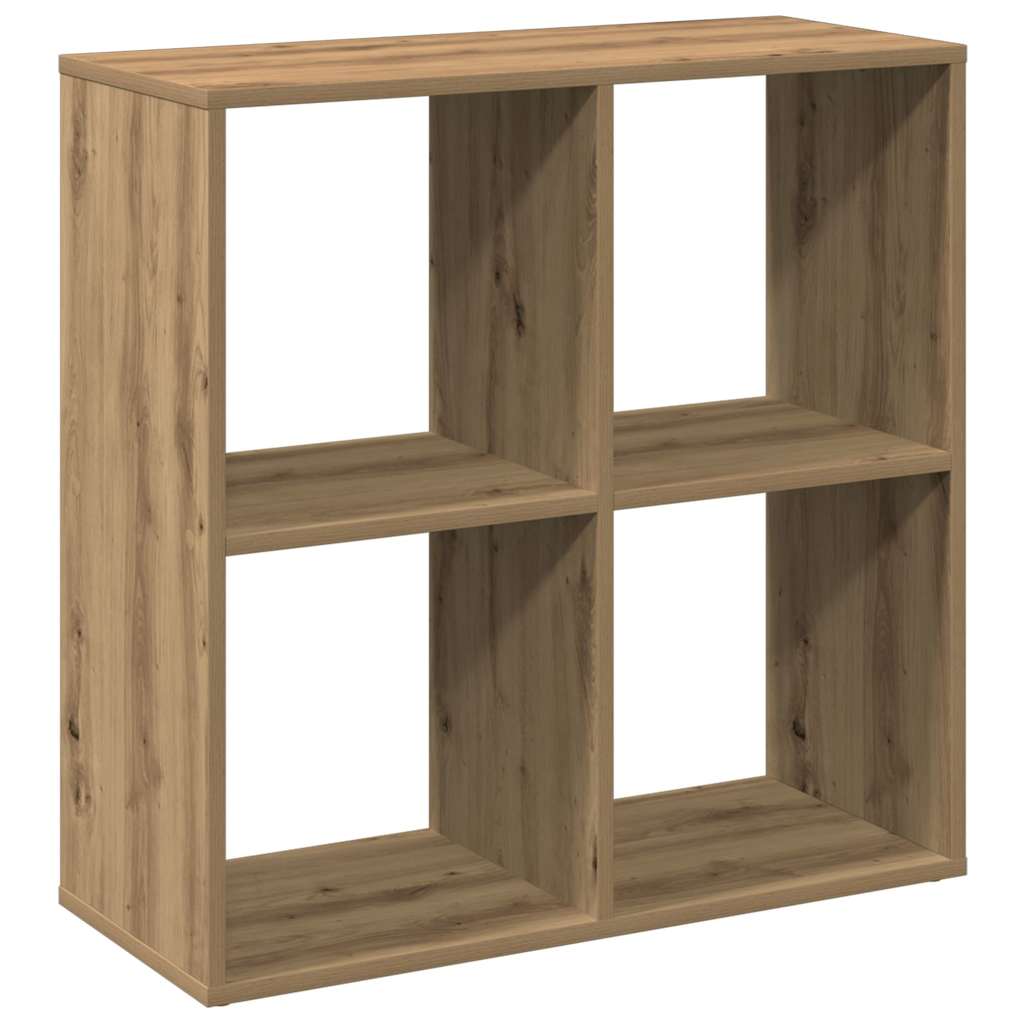 vidaXL Raumteiler-Bücherregal Artisan-Eiche 69,5x29x69,5 cm