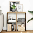 vidaXL Raumteiler-Bücherregal Artisan-Eiche 69,5x29x69,5 cm
