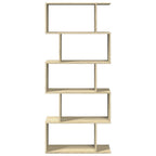 vidaXL Raumteiler-Bücherregal 5 Etagen Sonoma-Eiche 70x24x161 cm