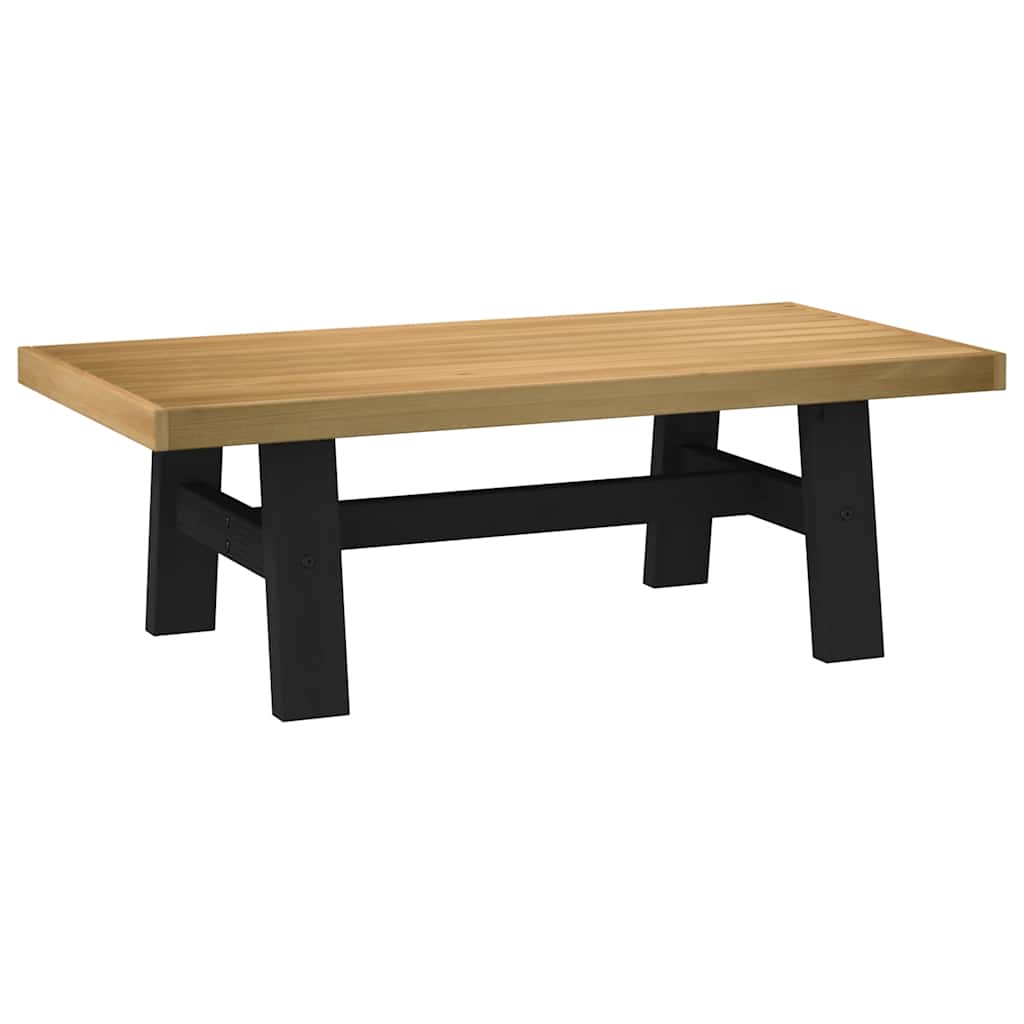vidaXL Couchtisch NOAIN A-förmige Beine 120x60x40 cm Massivholz Kiefer