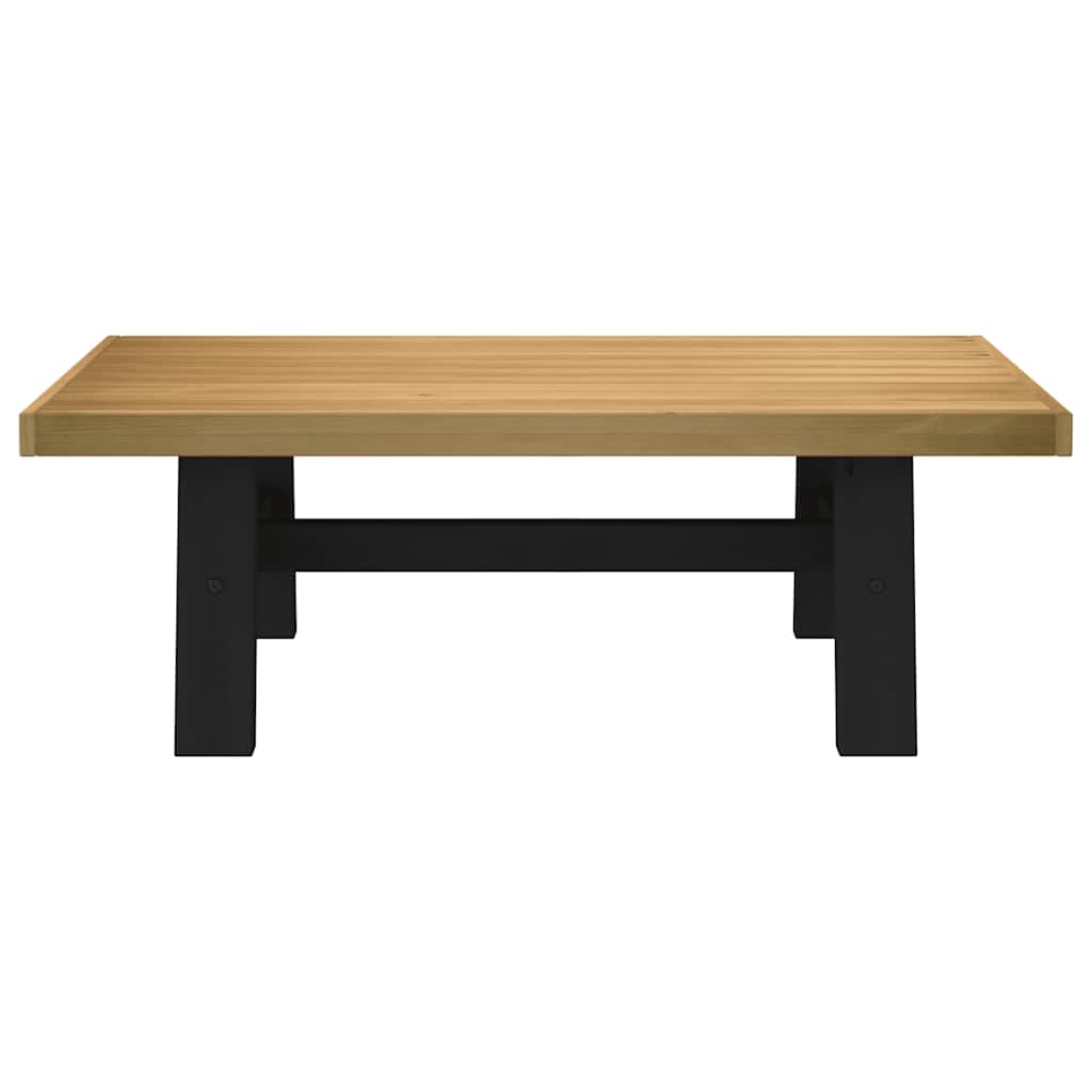 vidaXL Couchtisch NOAIN A-förmige Beine 120x60x40 cm Massivholz Kiefer