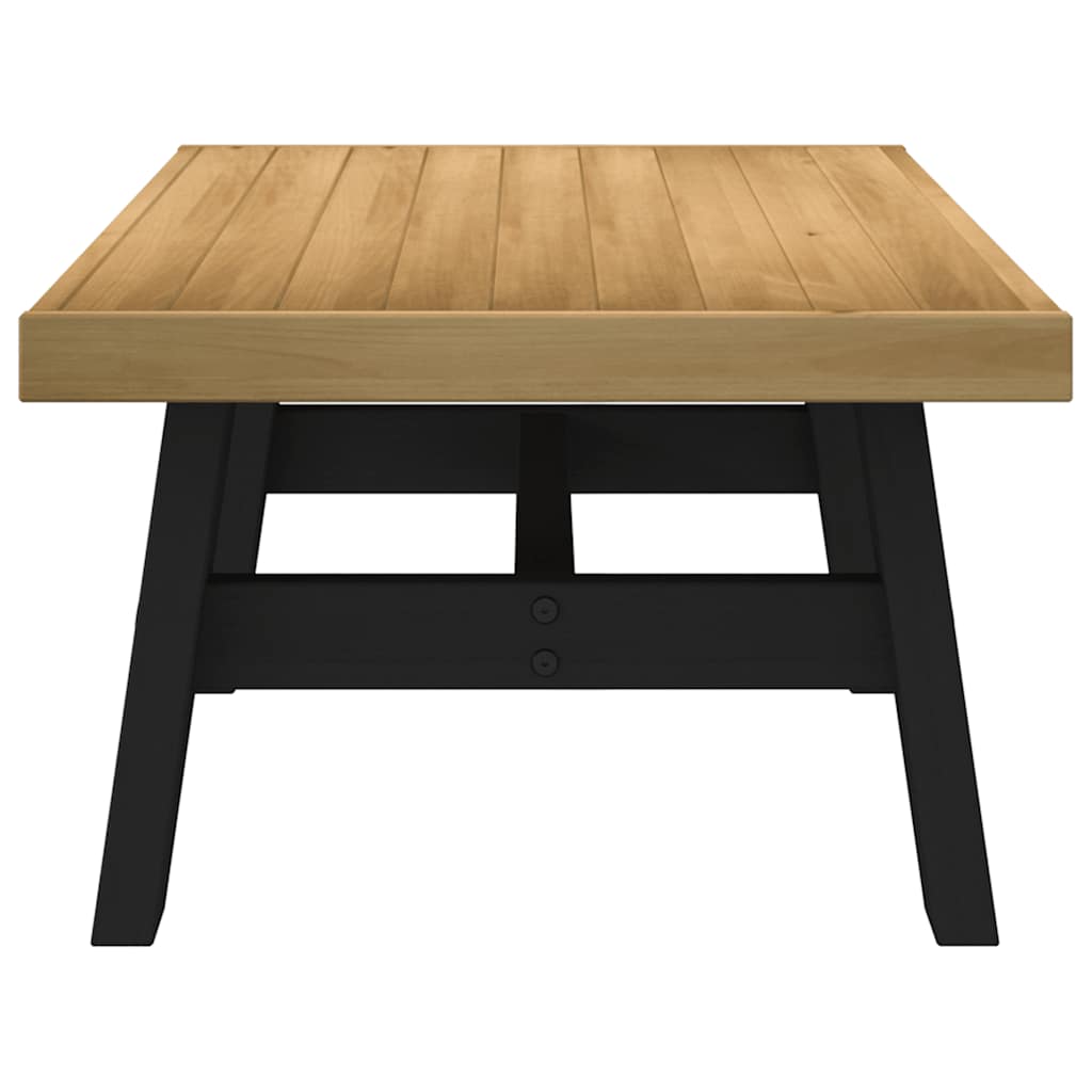 vidaXL Couchtisch NOAIN A-förmige Beine 120x60x40 cm Massivholz Kiefer
