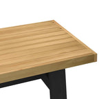 vidaXL Couchtisch NOAIN A-förmige Beine 120x60x40 cm Massivholz Kiefer