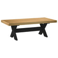 vidaXL Couchtisch NOAIN X-förmige Beine 120x60x40 cm Massivholz Kiefer
