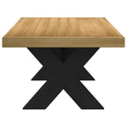 vidaXL Couchtisch NOAIN X-förmige Beine 120x60x40 cm Massivholz Kiefer