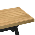 vidaXL Couchtisch NOAIN X-förmige Beine 120x60x40 cm Massivholz Kiefer