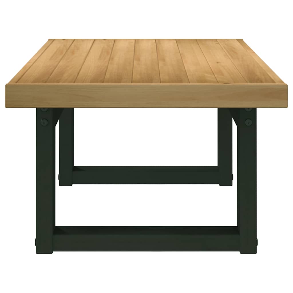 vidaXL Couchtisch NOAIN U-förmige Beine 120x60x40 cm Massivholz Kiefer