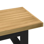 vidaXL Couchtisch NOAIN U-förmige Beine 120x60x40 cm Massivholz Kiefer