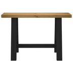 vidaXL Konsolentisch NOAIN A-Form-Beine 120x30x75 cm Massivholz Kiefer