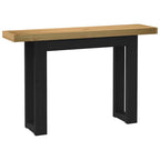 vidaXL Konsolentisch NOAIN U-Form-Beine 120x30x75 cm Massivholz Kiefer