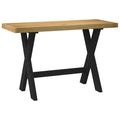 vidaXL Schreibtisch NOAIN X-Form-Beine 120x50x75 cm Massivholz Kiefer