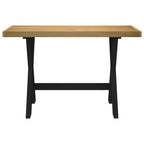 vidaXL Schreibtisch NOAIN X-Form-Beine 120x50x75 cm Massivholz Kiefer