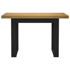 vidaXL Schreibtisch NOAIN U-Form-Beine 120x50x75 cm Massivholz Kiefer