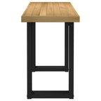 vidaXL Schreibtisch NOAIN U-Form-Beine 120x50x75 cm Massivholz Kiefer