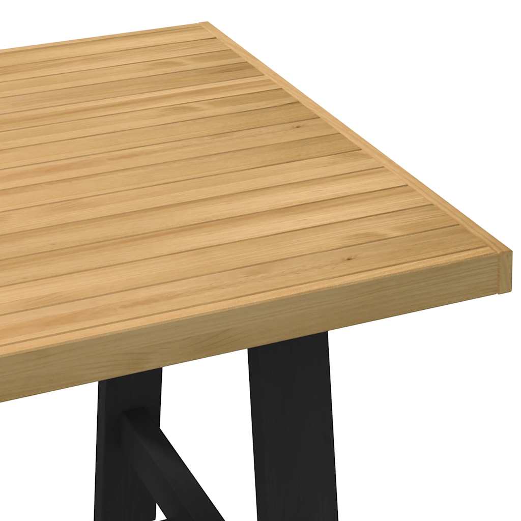 vidaXL Esstisch NOAIN A-Form-Beine 160x90x75 cm Massivholz Kiefer