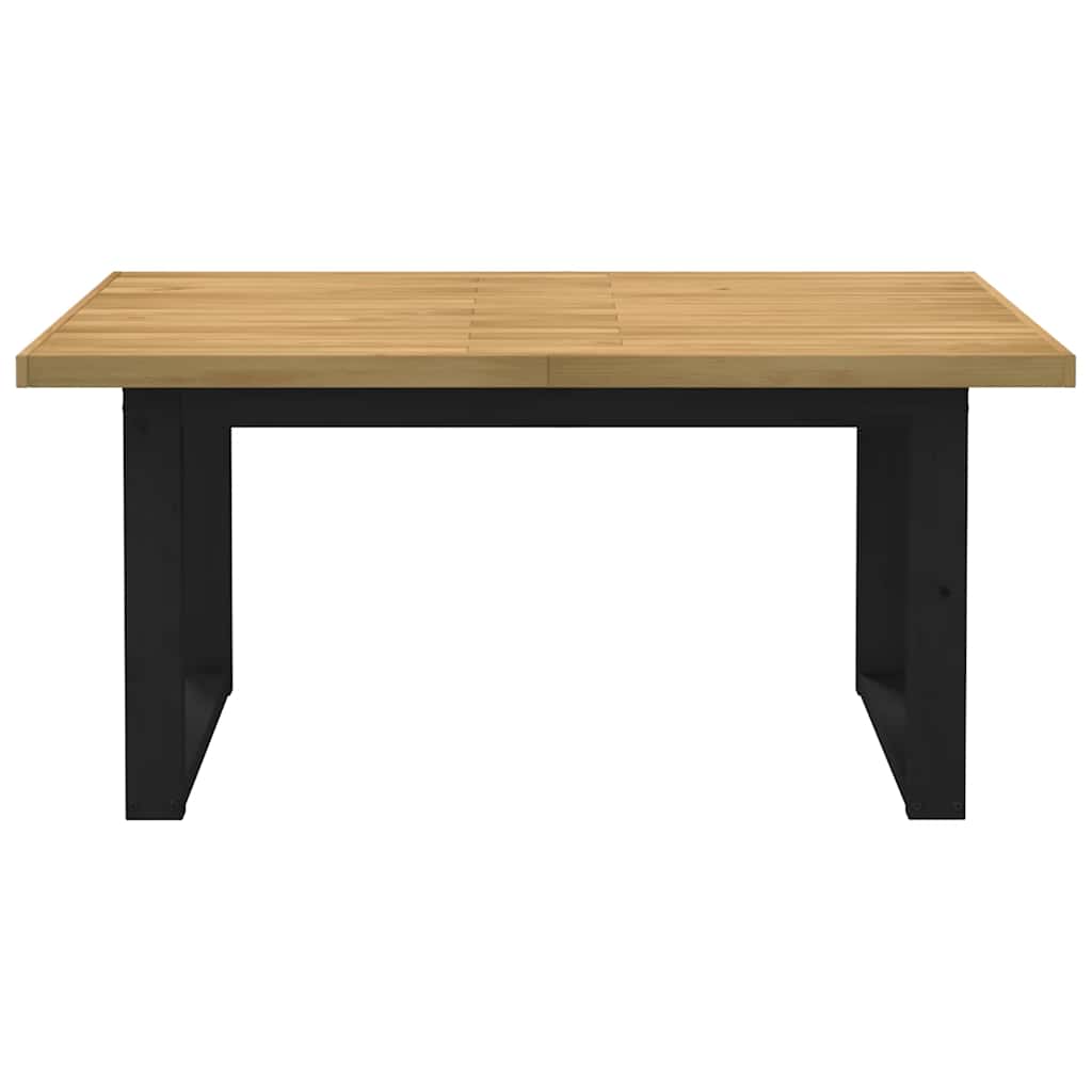vidaXL Esstisch NOAIN U-Form-Beine 160x90x75 cm Massivholz Kiefer