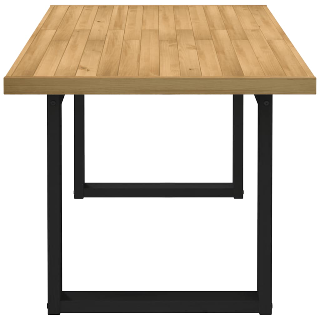 vidaXL Esstisch NOAIN U-Form-Beine 160x90x75 cm Massivholz Kiefer