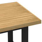 vidaXL Esstisch NOAIN U-Form-Beine 160x90x75 cm Massivholz Kiefer
