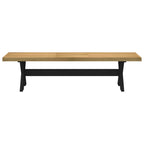 vidaXL Esszimmerbank NOAIN X-Form-Beine 180x40x45 cm Massivholz Kiefer