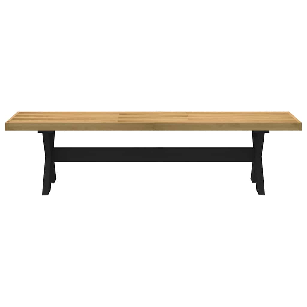 vidaXL Esszimmerbank NOAIN X-Form-Beine 180x40x45 cm Massivholz Kiefer
