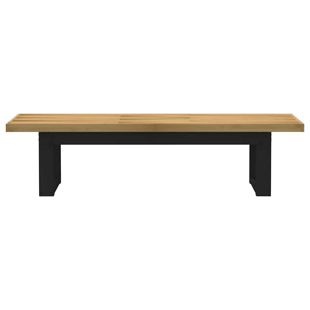 vidaXL Esszimmerbank NOAIN U-Form-Beine 180x40x45 cm Massivholz Kiefer
