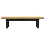 vidaXL Esszimmerbank NOAIN U-Form-Beine 180x40x45 cm Massivholz Kiefer