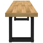 vidaXL Esszimmerbank NOAIN U-Form-Beine 180x40x45 cm Massivholz Kiefer