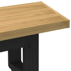 vidaXL Esszimmerbank NOAIN U-Form-Beine 180x40x45 cm Massivholz Kiefer