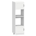 vidaXL 7-tlg. Küchenschrank-Set Kalmar Weiß Holzwerkstoff