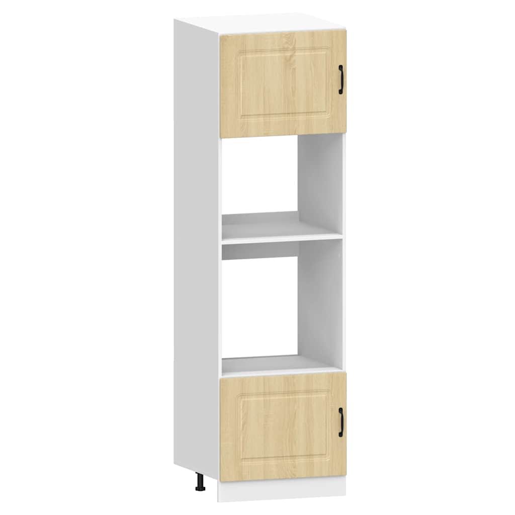 vidaXL 7-tlg. Küchenschrank-Set Kalmar Sonoma-Eiche Holzwerkstoff