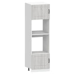 vidaXL 7-tlg. Küchenschrank-Set Kalmar Grau Sonoma Holzwerkstoff
