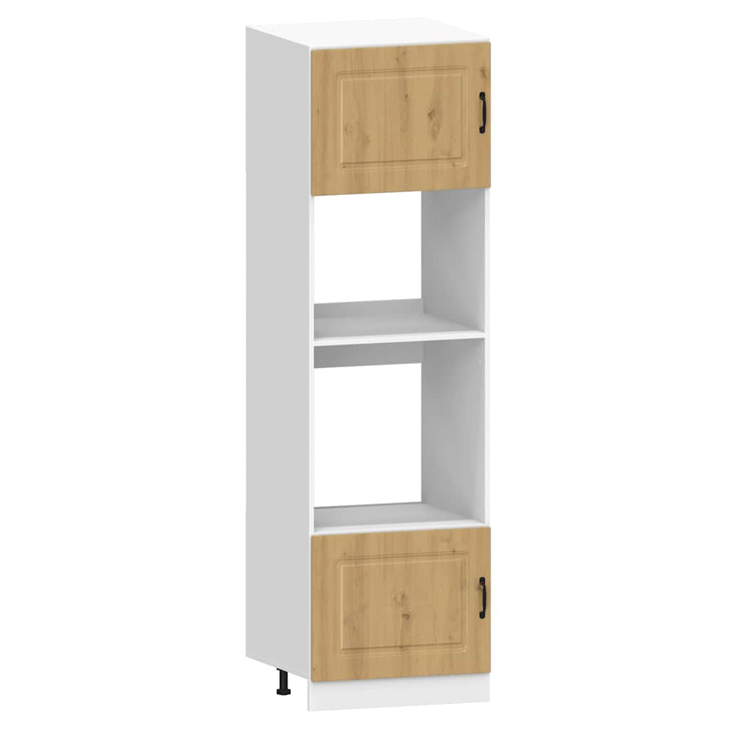 vidaXL 7-tlg. Küchenschrank-Set Kalmar Artisan-Eiche Holzwerkstoff