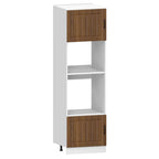 vidaXL 7-tlg. Küchenschrank-Set Lucca Braun Eichen-Optik Holzwerkstoff