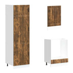 vidaXL 7-tlg. Küchenschrank-Set Lucca Räuchereiche Holzwerkstoff