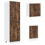 vidaXL 8-tlg. Küchenschrank-Set Kalmar Räuchereiche Holzwerkstoff
