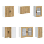 vidaXL 11-tlg. Küchenschrank-Set Kalmar Artisan-Eiche Holzwerkstoff