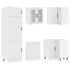 vidaXL 14-tlg. Küchenschrank-Set Lucca Weiß Holzwerkstoff
