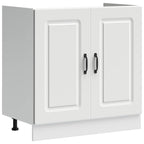 vidaXL Küchenschrank Kalmar Weiß 80 x 46 x 81.5 cm Holzwerkstoff