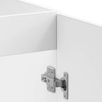 vidaXL Küchenschrank mit Tür Kalmar Glänzend Weiß 80 x 46 x 81.5 cm