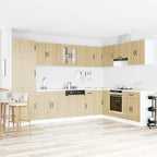 vidaXL Küchenschrank mit Tür Kalmar Sonoma-Eiche 80 x 46 x 81.5 cm