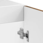 vidaXL Küchenschrank mit Speicher Kalmar 2 pcs Braun 80 x 46 x 81.5 cm