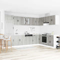 vidaXL Küchenschrank mit Tür Kalmar Graues Sonoma 80 x 46 x 81.5 cm