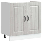 vidaXL Küchenschrank mit Tür Kalmar Graues Sonoma 80 x 46 x 81.5 cm