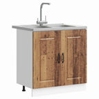 vidaXL Küchenschrank Kalmar Altholz 80 x 46 x 81.5 cm Holzwerkstoff