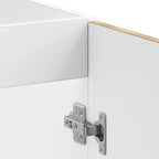vidaXL Küchenschrank mit Tür Kalmar Artisan-Eiche 80 x 46 x 81.5 cm