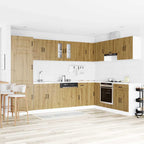vidaXL Küchenschrank mit Tür Kalmar Artisan-Eiche 80 x 46 x 81.5 cm