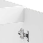 vidaXL Waschbecken-Unterschrank Lucca 2 pcs Beton Grau Holzwerkstoff