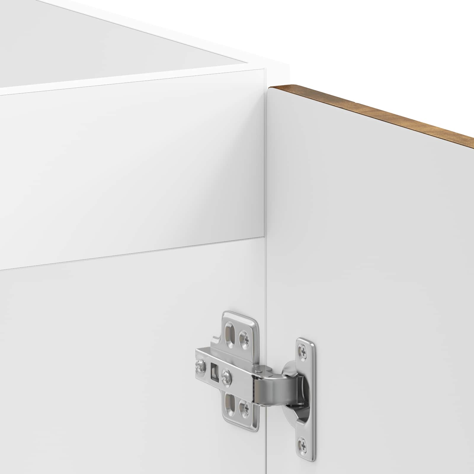 vidaXL Waschbecken-Unterschrank mit Tür Lucca 2 pcs Geräucherte Eiche