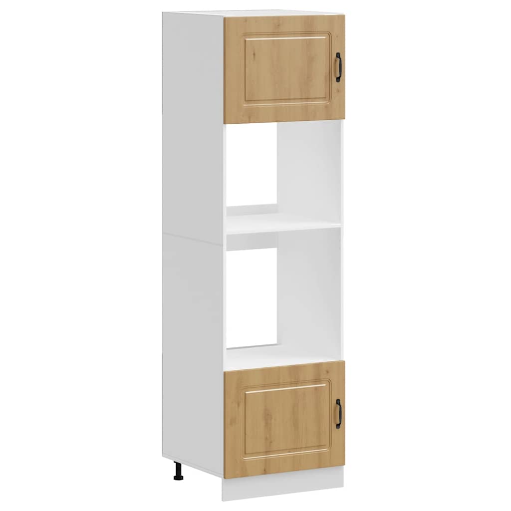 vidaXL Herdumbauschränke 2 Stk. Kalmar Artisan-Eiche Holzwerkstoff